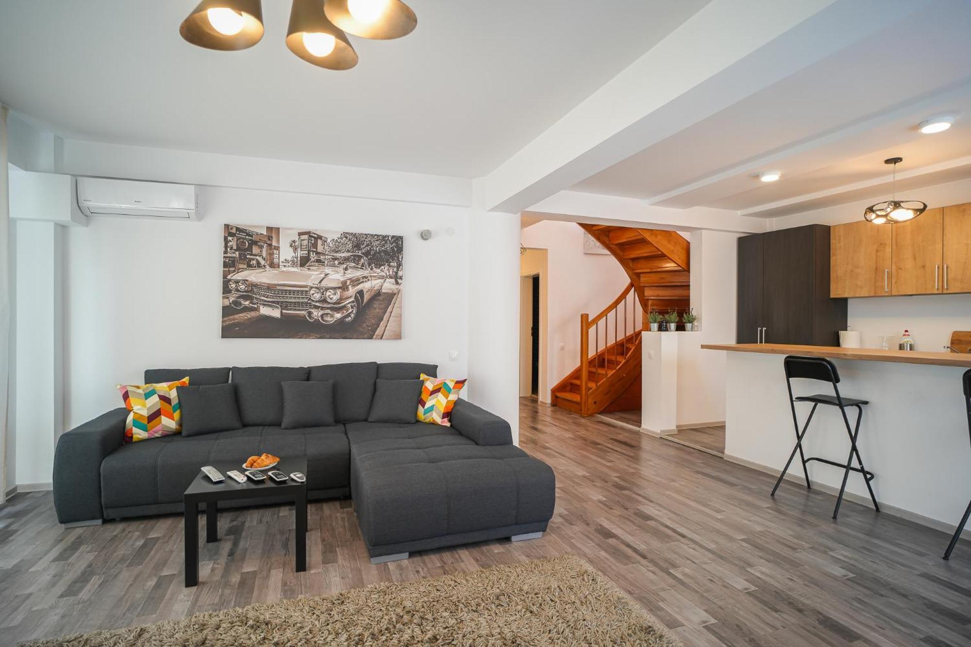 Penthouse With Huge Rooftop Terrace & City View Bucharest Luaran gambar
