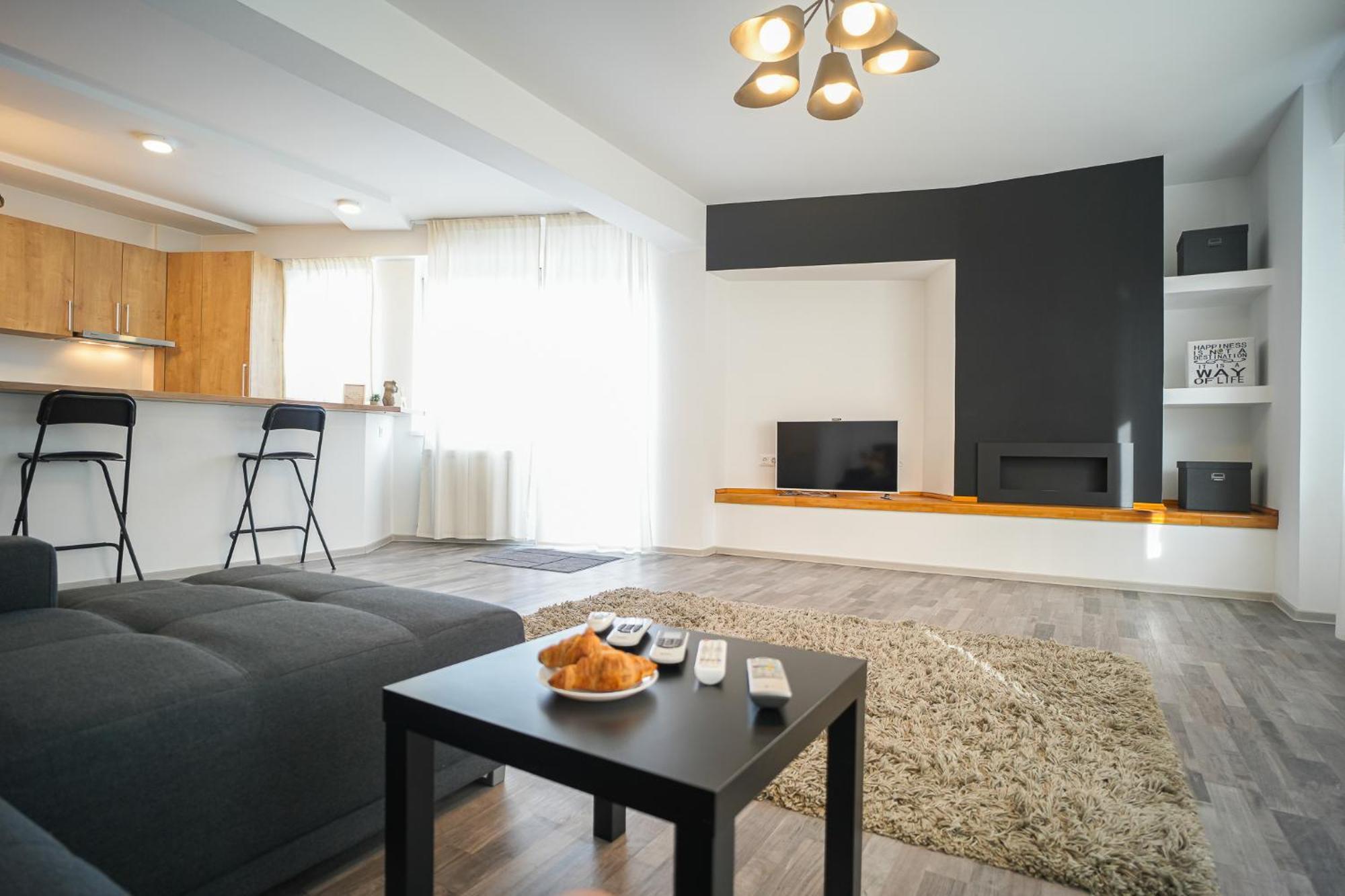 Penthouse With Huge Rooftop Terrace & City View Bucharest Luaran gambar